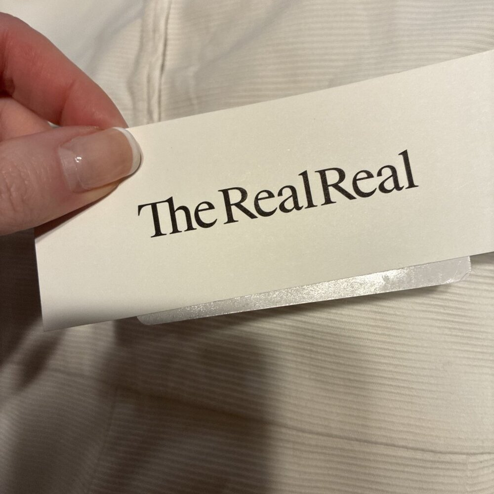 Valentino Authentic Solid White Sleeve Blazer Jac… - image 7